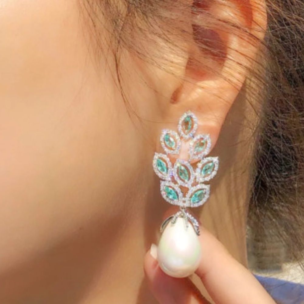 Statement drop earrings A1084